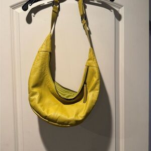 Free People Sunny Yellow Hobo Bag